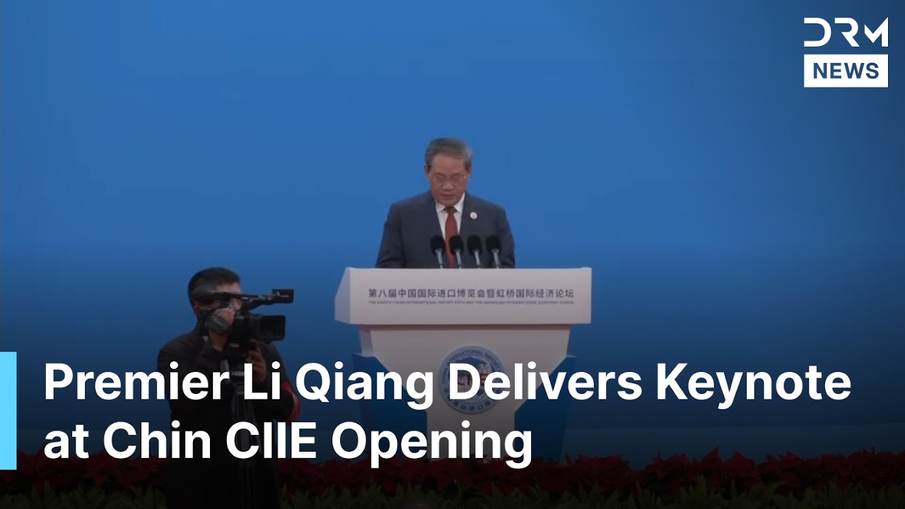 FULL SPEECH: Premier Li Qiang Opens China Import Expo with Global Trade Vision 🌏| AC1G