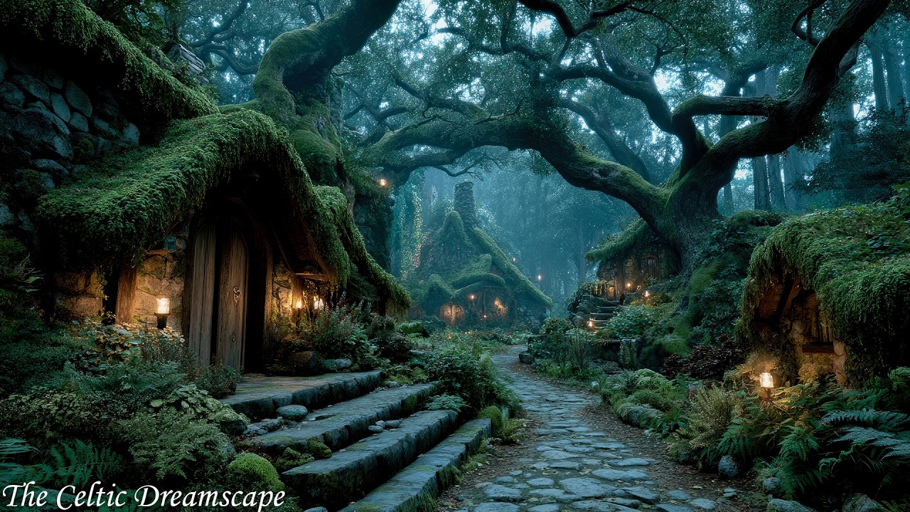 St Patrick's Day In The Village 🍀 LOTR Celtic Music and Ambience