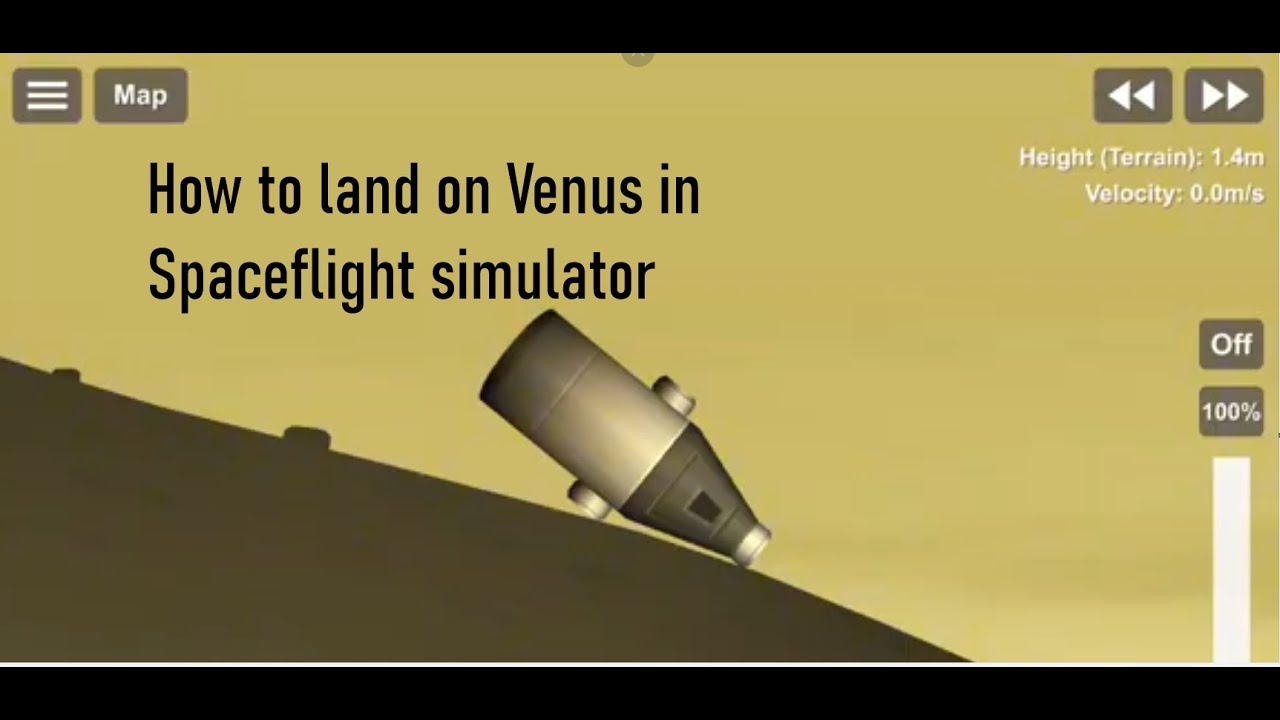 How to land on Venus in Spaceflight Simulator