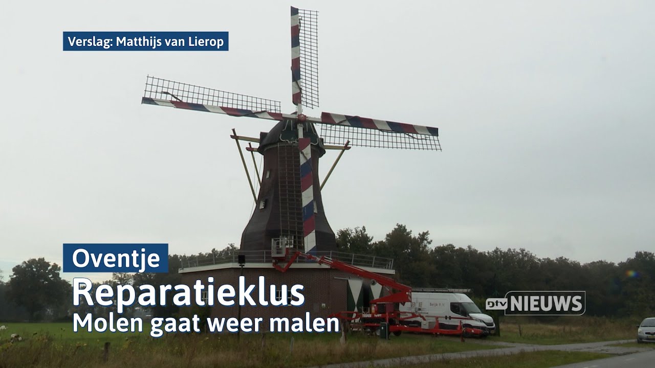 Molen in ’t Oventje gaat na 45 jaar weer malen I Dtv Maashorst
