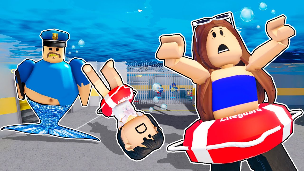 MI BEBÉ ESCAPA de la PRISIÓN de BARRY SIRENA en ROBLOX