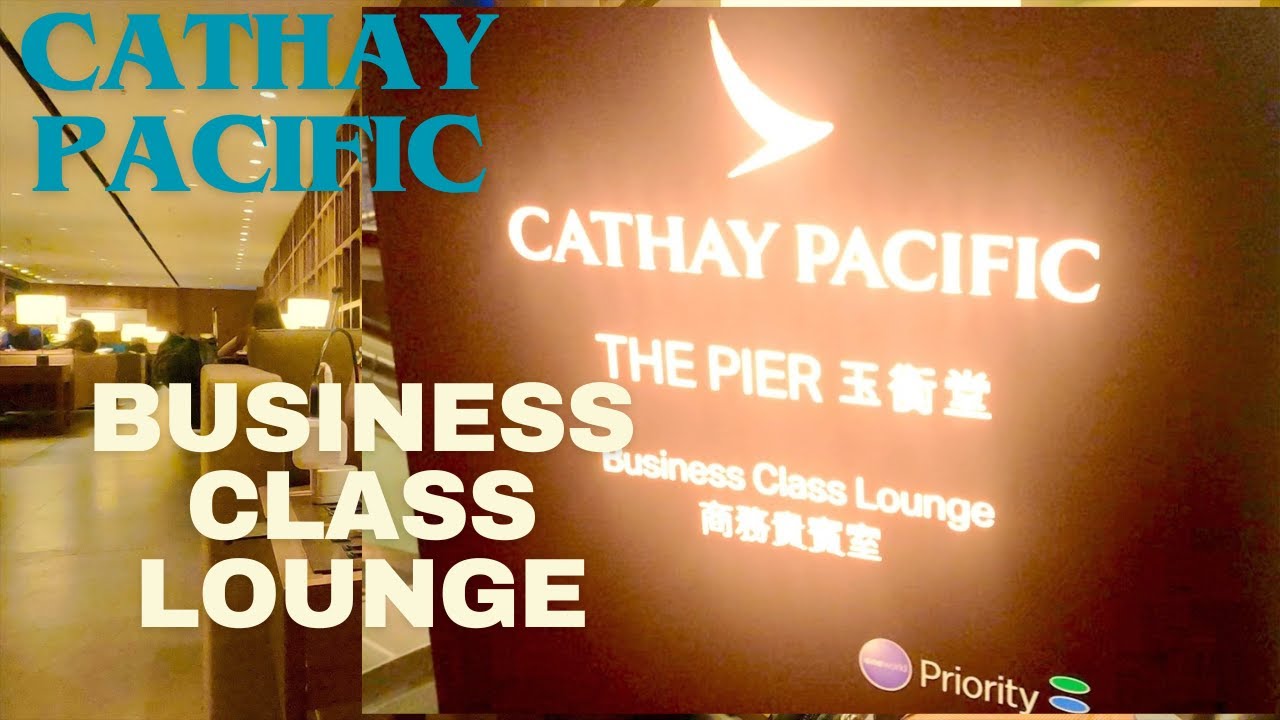 THE BEST BUSINESS CLASS LOUNGE! [The Pier]