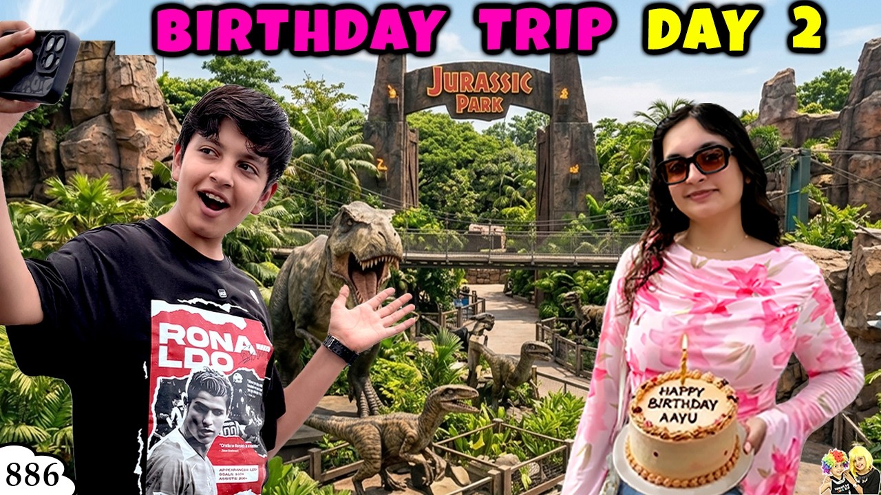 BIRTHDAY TRIP | Ep 886 | Day 2 Travel Vlog Singapore | Aayu and Pihu Show