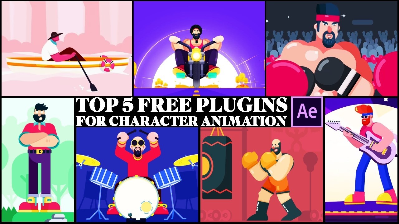 Top 5 Free After Effects Plugins for Character Animation