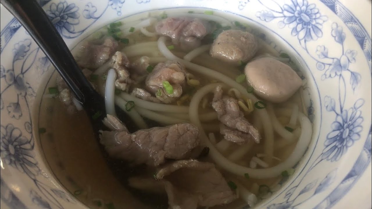 Best beef/pork noodles Bangkok, Thai food, noodles Thailand delicious ใสสะอาด ก๋วยเตี๋ยวลูกชิ้นน้ำใส