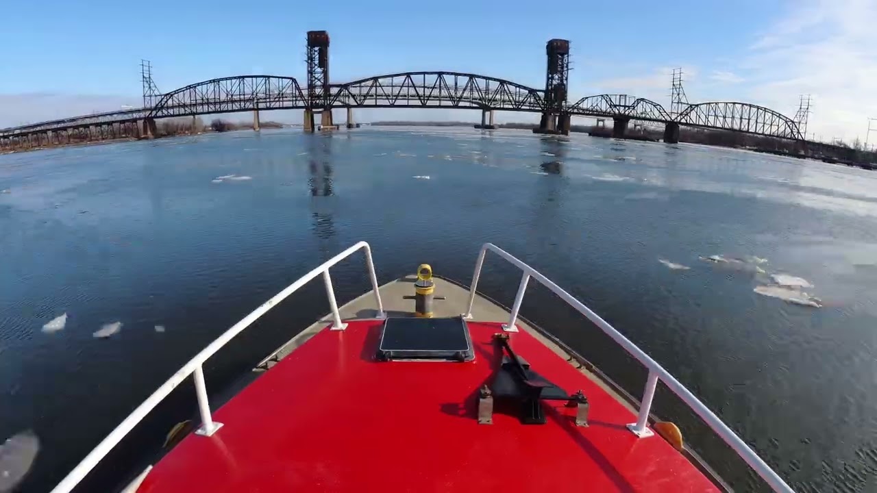 Ice Conditions 2/21/26 Navy Yard-Fairless