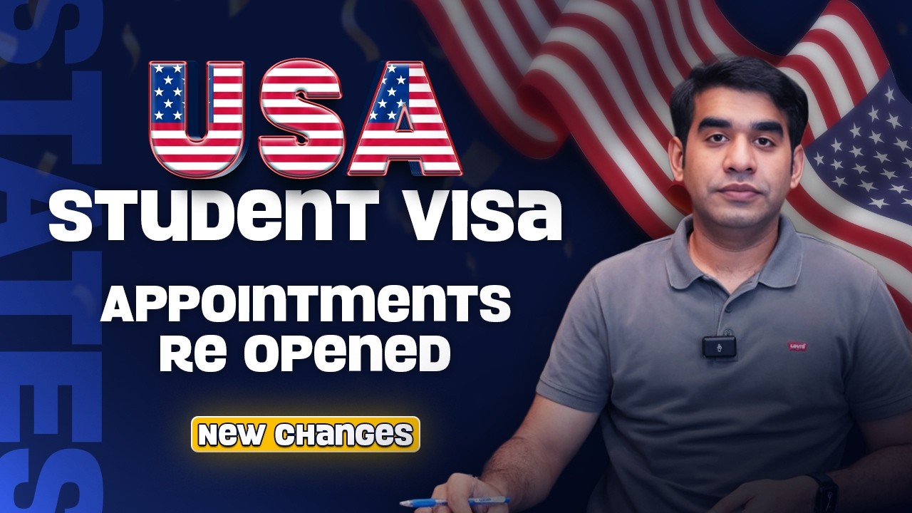 USA Visa Slots Back Open | New Rules for Pakistani Students 2025