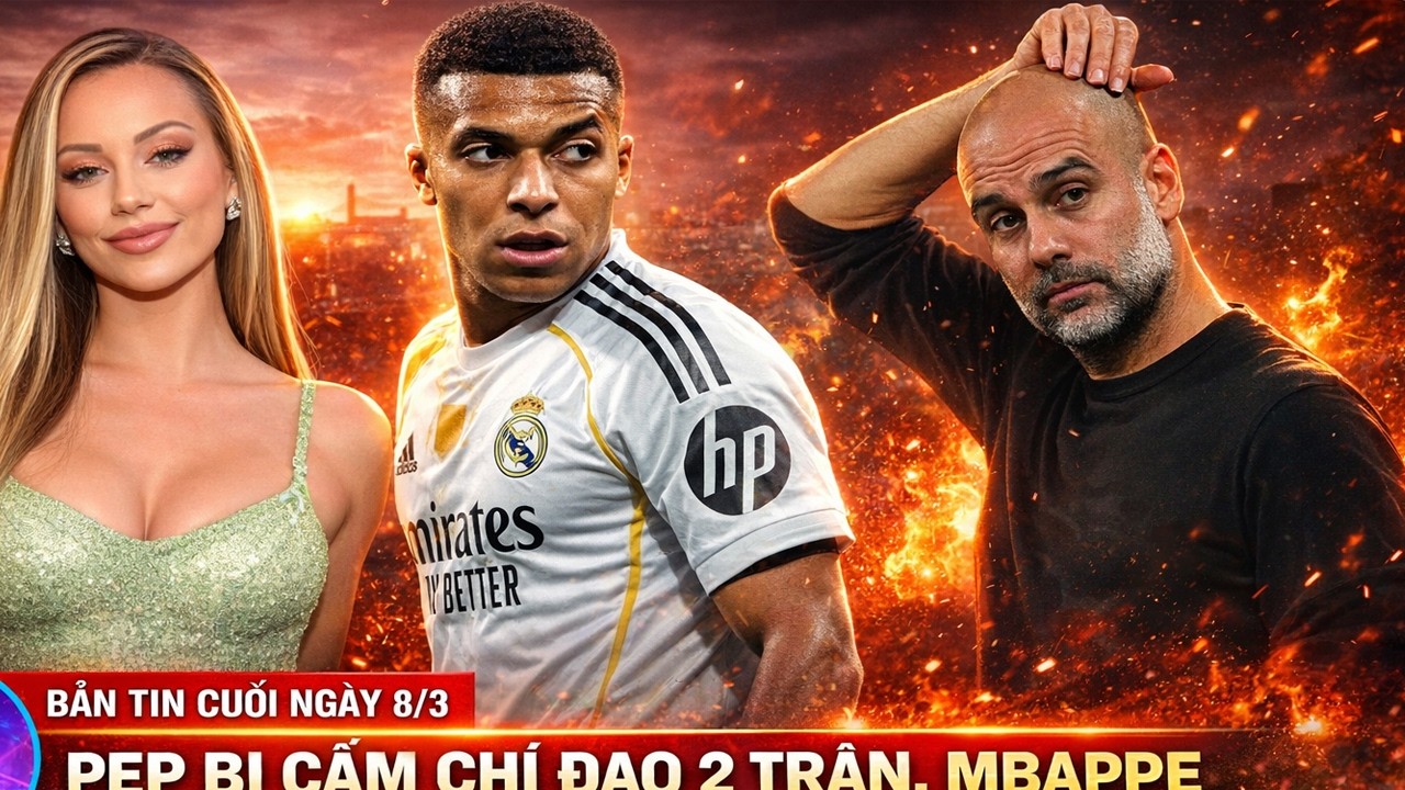 BẢN TIN BÓNG ĐÁ 9/3: Hé Lộ Lương Thật Messi – Pep Bị Cấm 2 Trận – Mbappe Hẹn Hò Bí Ẩn