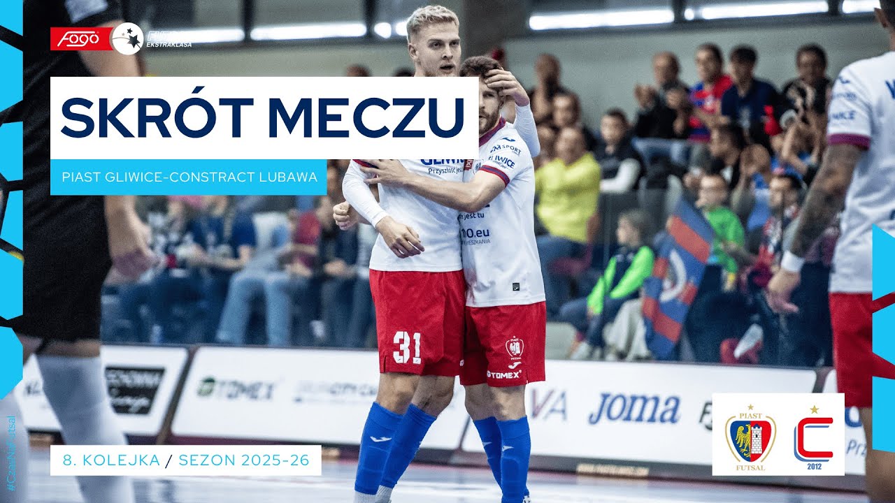 Piast Gliwice - Constract Lubawa 4:2 SKRÓT | 8. kolejka (2025/26)