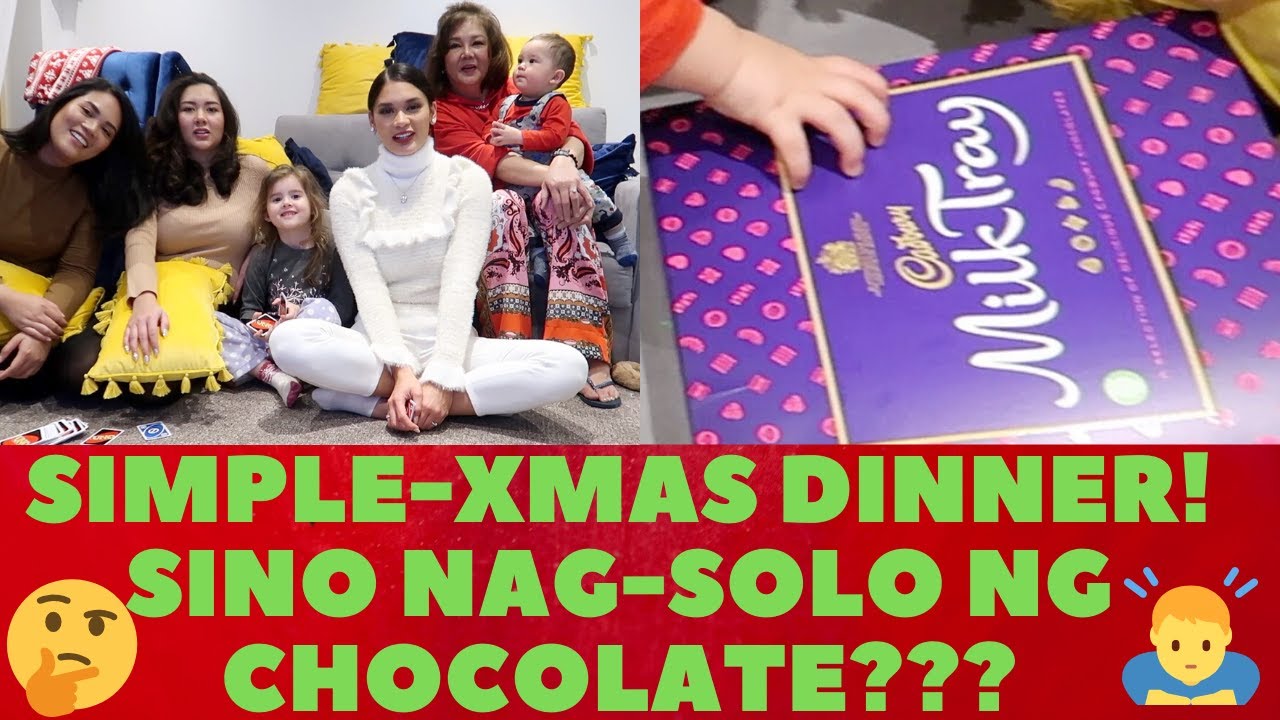 ❤️OUR SIMPLE XMAS CELEB! SOMEONE TOOK THE  CHOCOLATE!!!😂😂