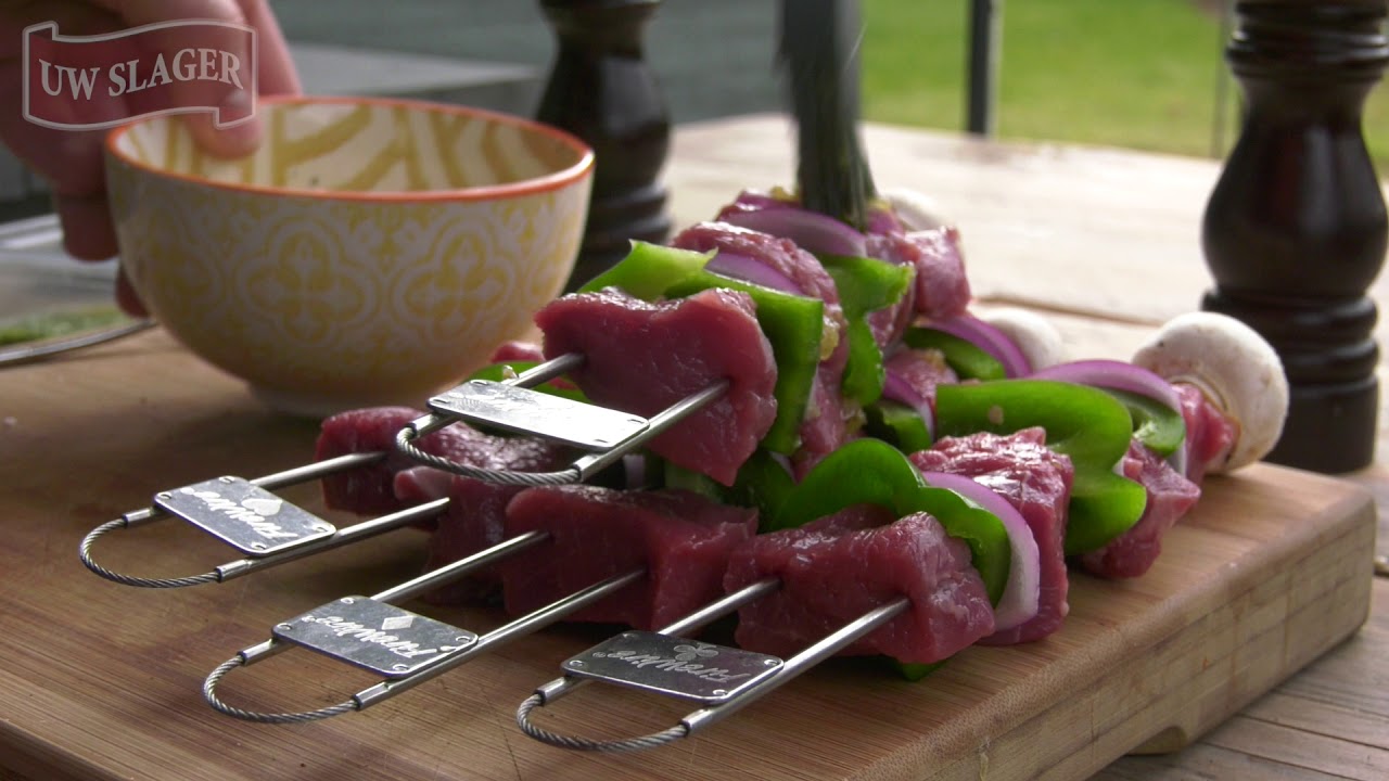 Uw Slager - recept Lams kebab spies (BBQ)