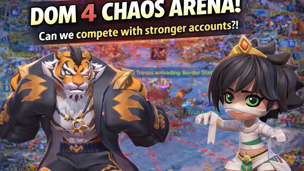 Dom 4 Chaos Arena! Can we compete with stronger accounts?