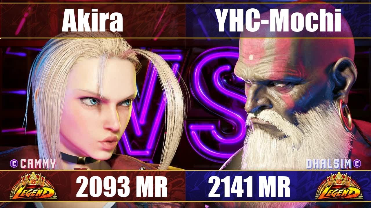 【スト6】あきら vs YHC-餅 (キャミィ vs ダルシム) SF6 Akira vs YHC-Mochi (Cammy vs Dhalsim)