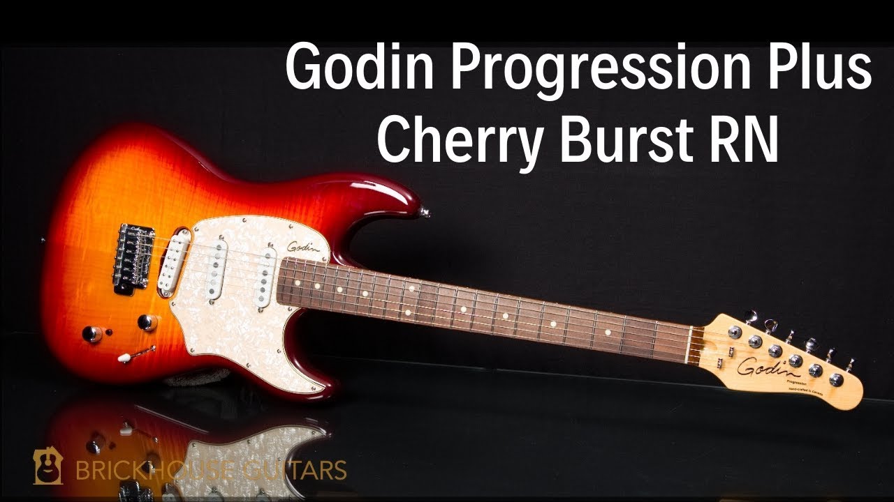 Godin Progression Plus Cherry Burst RN guitar demo | Brickhouse Guitars