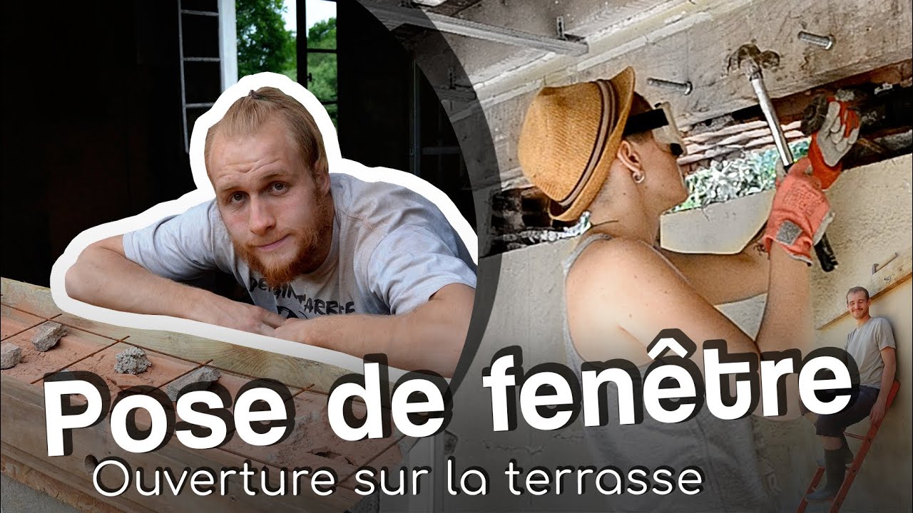 Menuiserie extérieure - Ouverture du mur et pose de fenêtre - GastonRénovation* Travaux & Bricolage