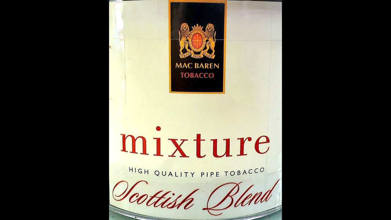 🇩🇪🇺🇸 Pfeife rauchen  |  Mac Baren »Mixture – Scottish Blend« Pipe Tobacco | Pfeifentabak