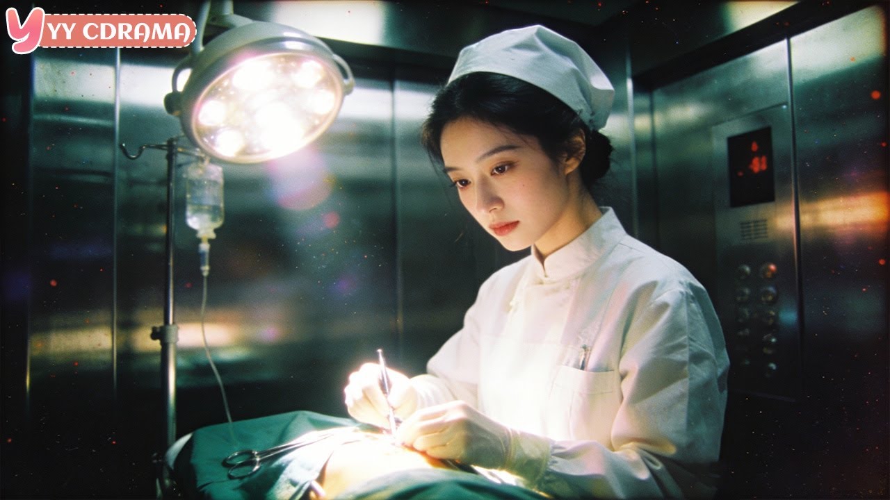 💓💓Emergency! Beautiful doctor surgery for a patient in the elevator!