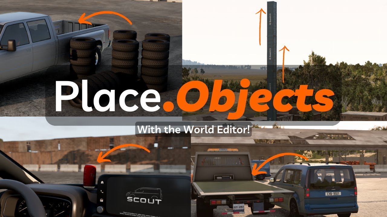 How to move objects in BeamNG! | 4K