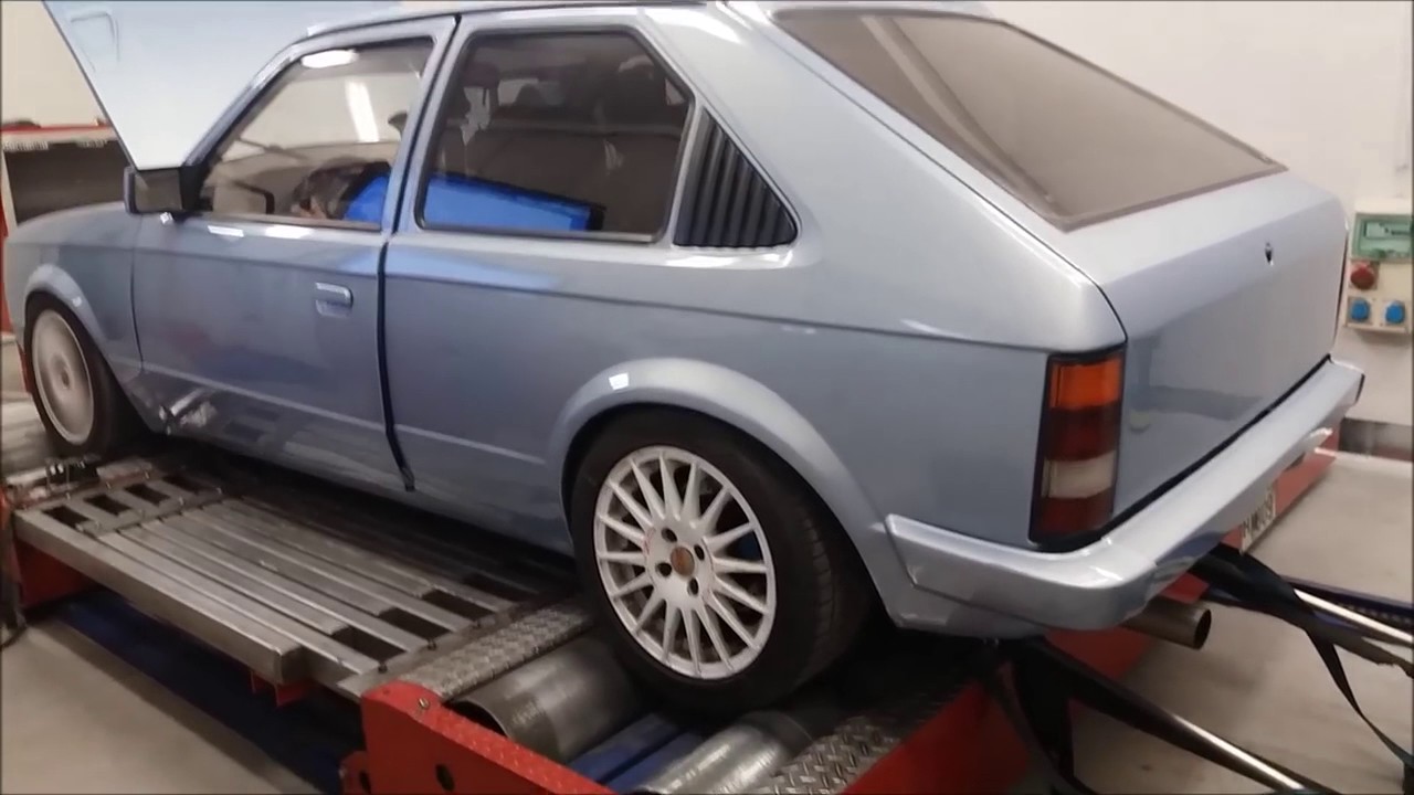 Opel Kadett D 3.2 V6 Drag - Dyno day