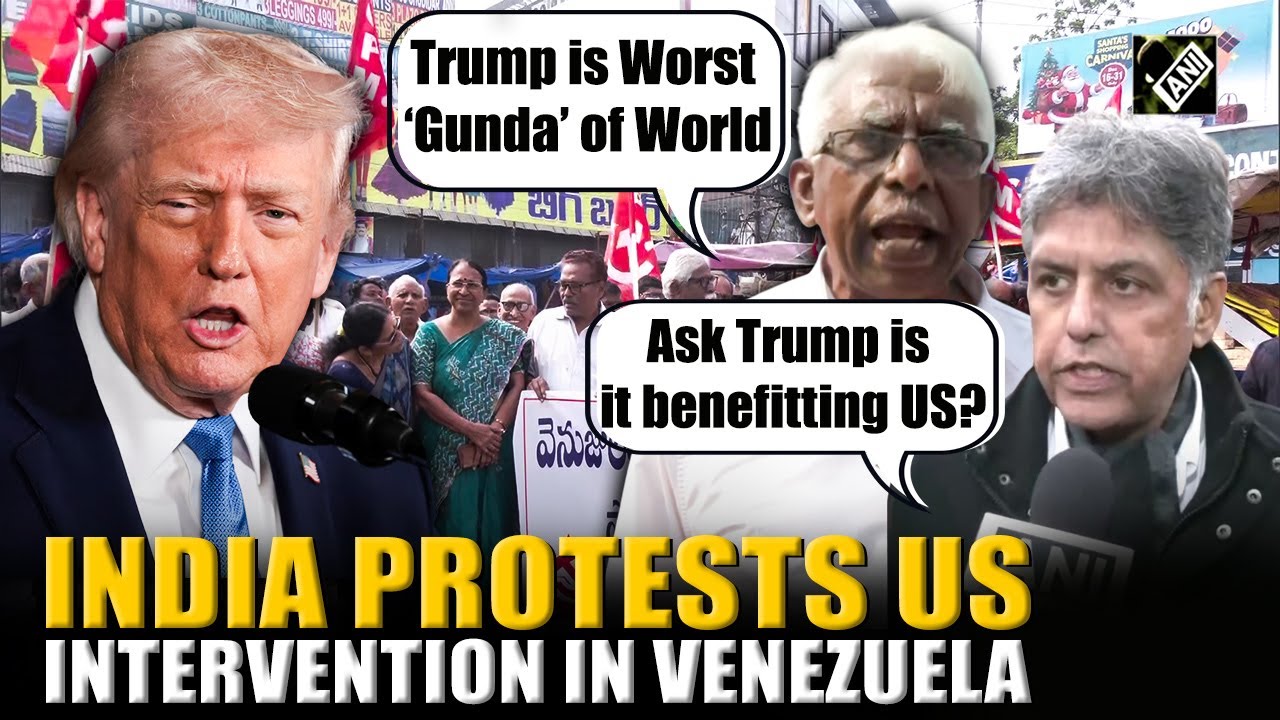 Protests erupt across India as demonstrators condemn U.S. intervention in Venezuela