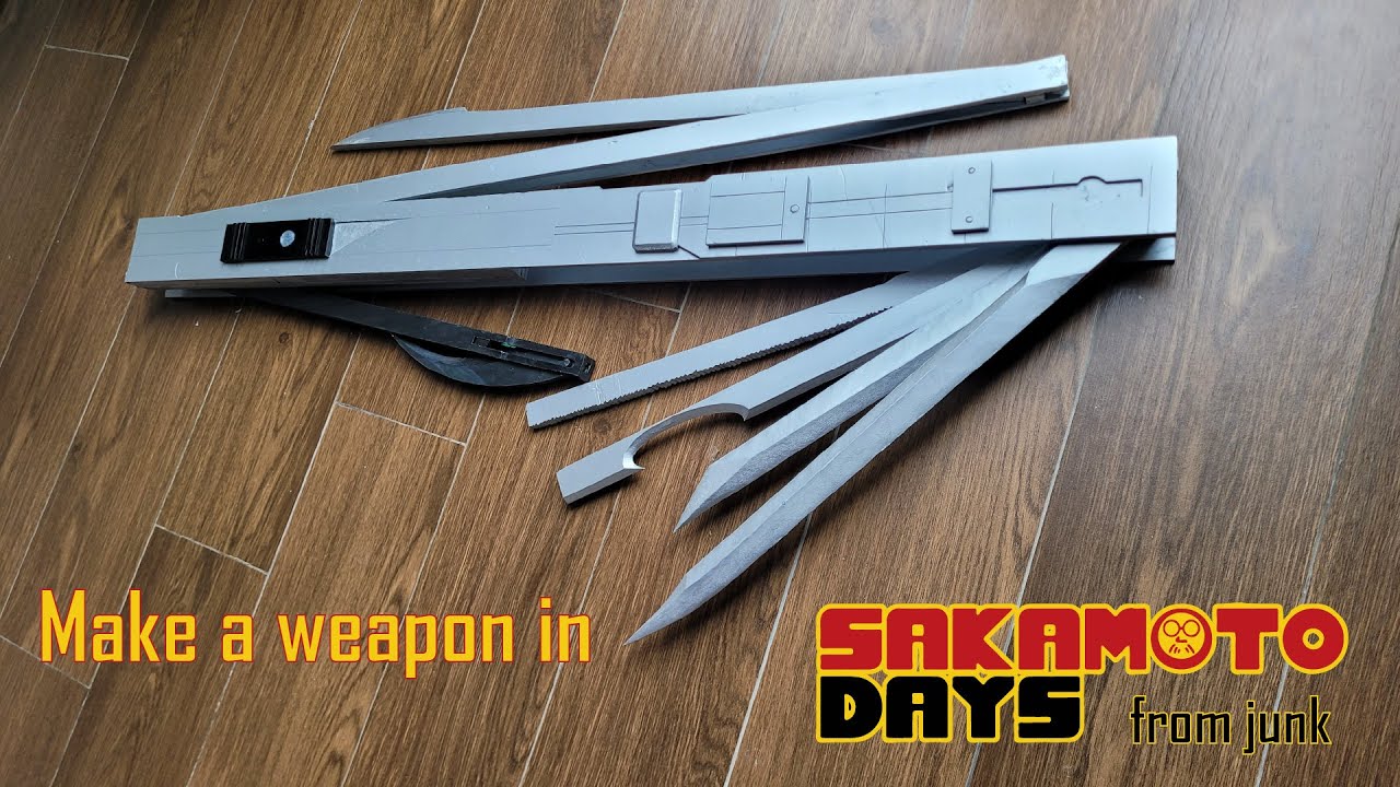 How I made Nagumo's weapon from Sakamoto Days by used formex | Recycle