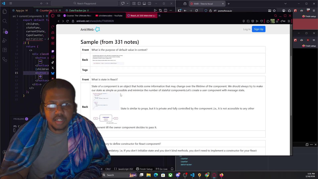 Coding Everyday until I become a Web Dev | Day 99 - LEARNING REACT - 6