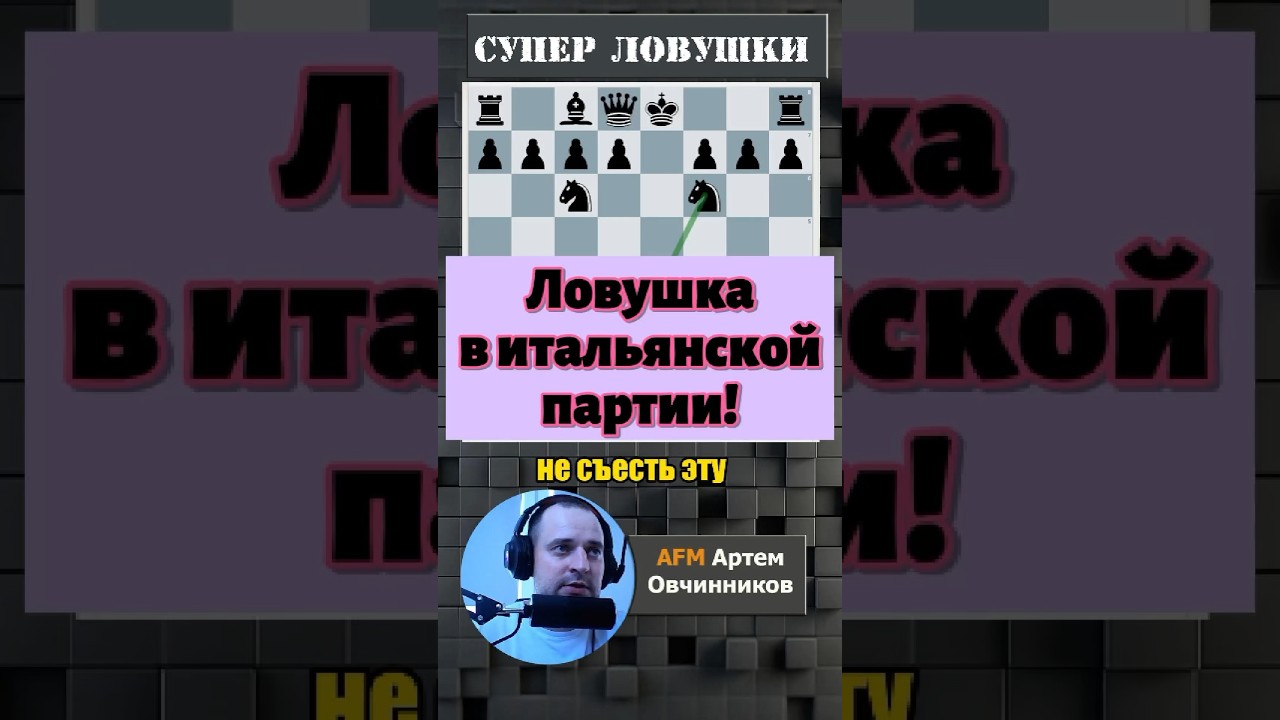 Итальянская партия! #chess #шахматы #lichess #puzzle #gambitt #chessopening #rawersson