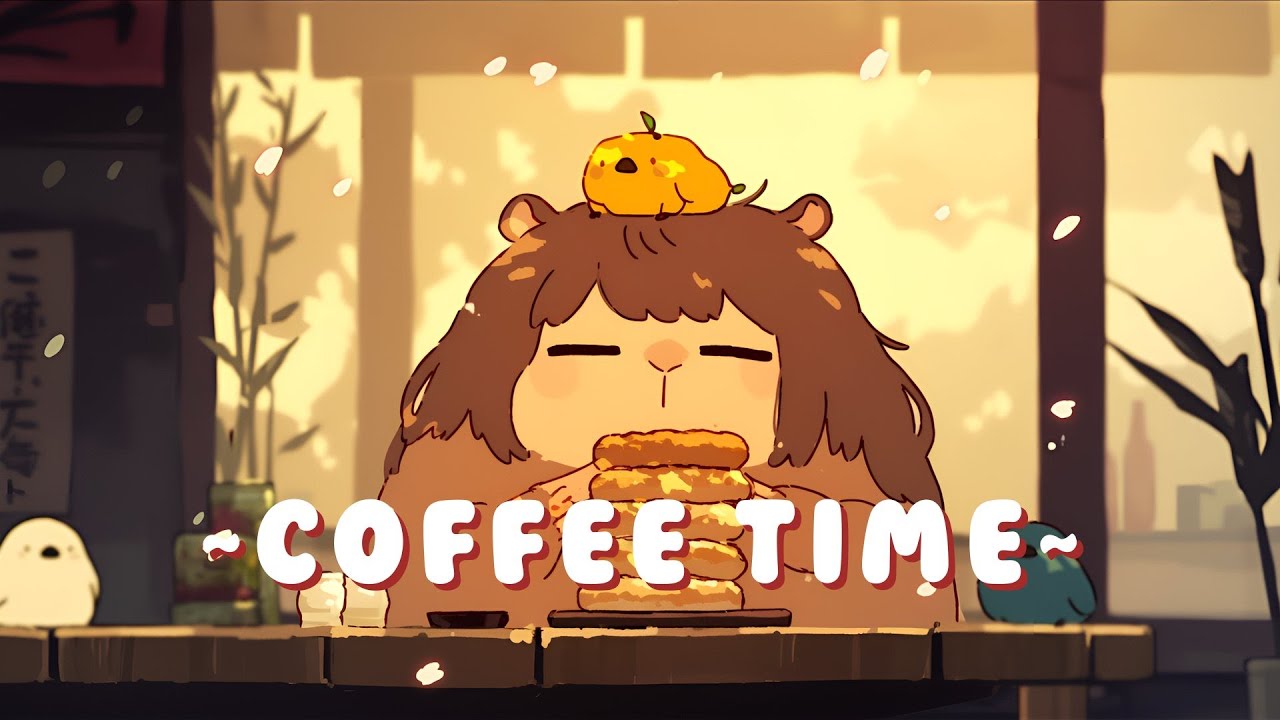 [Full Hour] Capybara Chill Station - Relaxing Beats to Study/Sleep/Chill ~ Warm Feelings ~ 🦫 📝