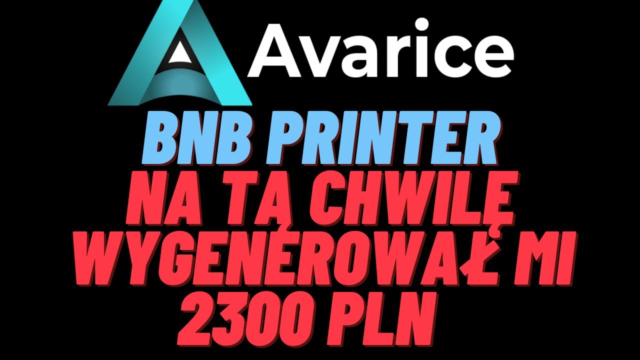 AVARICE- W DWA DNI 2300 ZŁ W BNB ZAROBIONE! LECIMY DALEJ