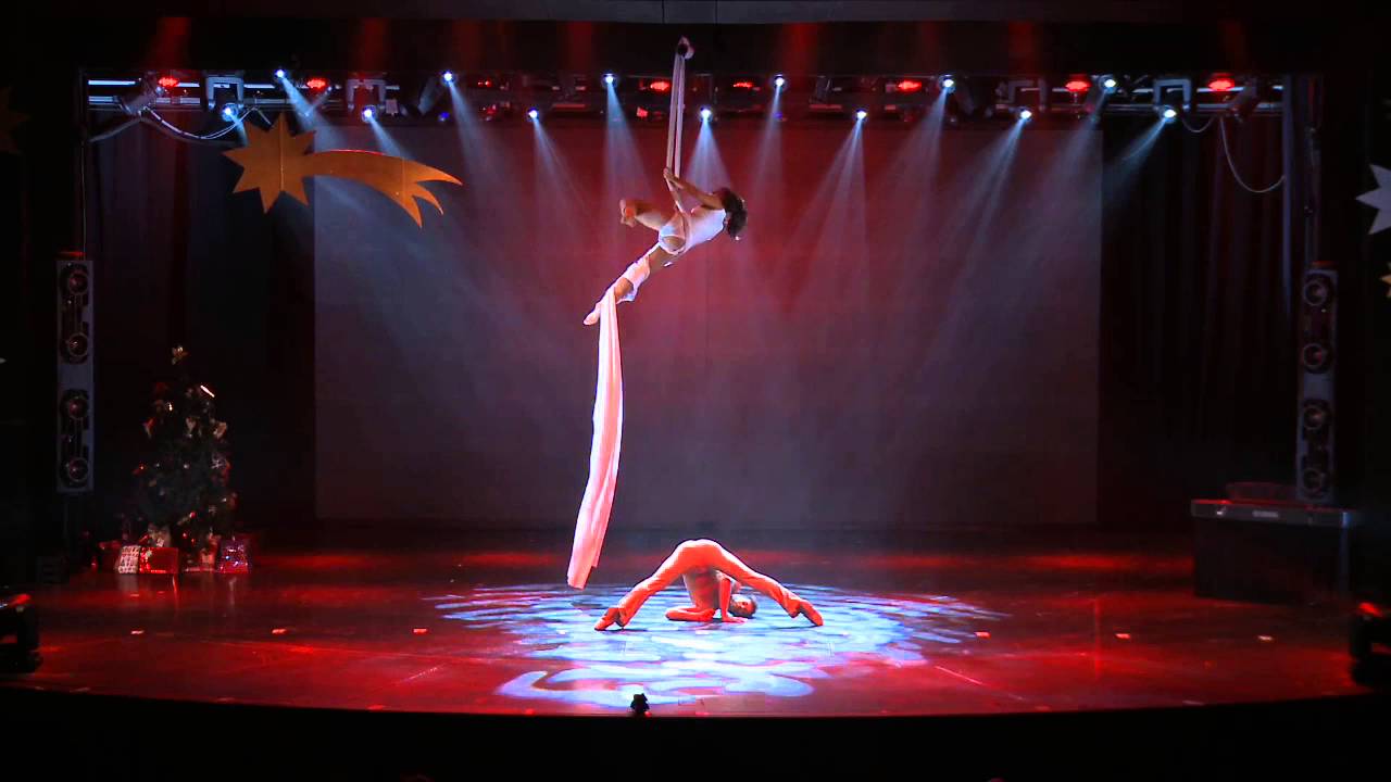 Natalie Schaettle + Antonio Grasso, ALMITRA, Duo Act, Aerial Silk