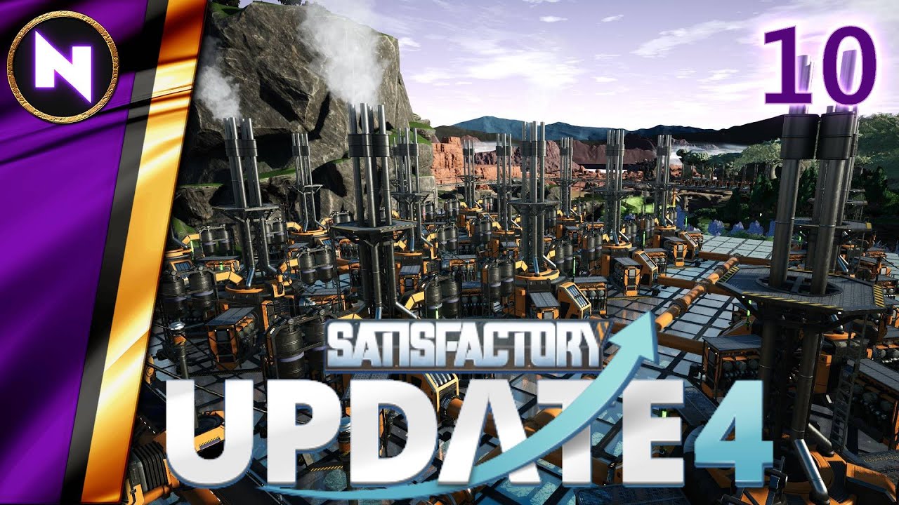 FUEL POWER BEFORE BATTERIES DIE! | #10 | Satisfactory Update 4 | Lets Play/Walkthrough