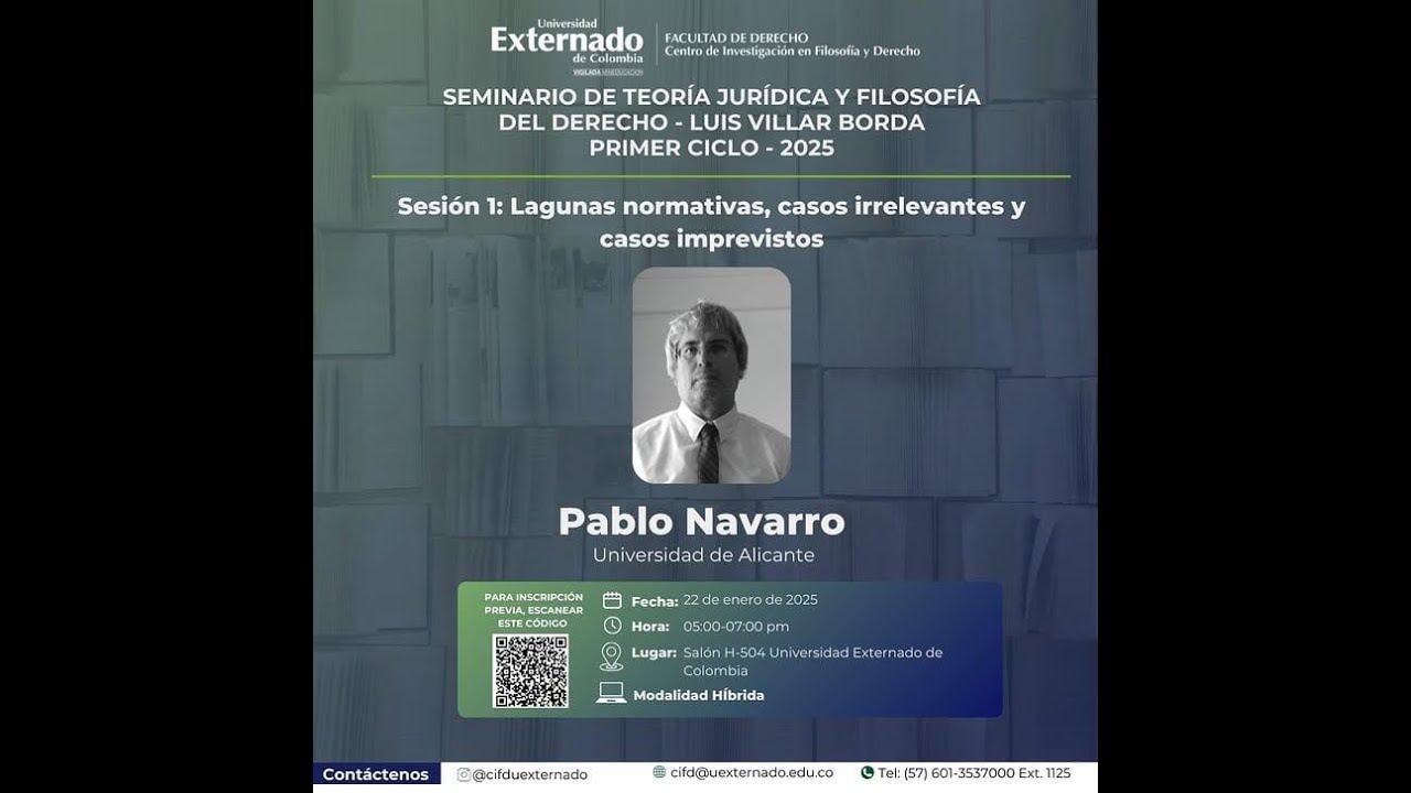 S -1. Lagunas normativas, casos irrelevantes y casos imprevistos. Pablo Navarro