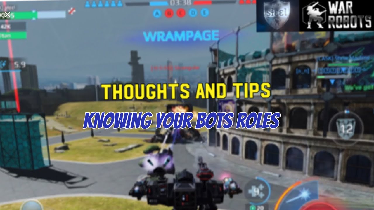 Thoughts and tips: Knowing Your Bots Roles - War Robots mk2 Champion League Gameplay WR