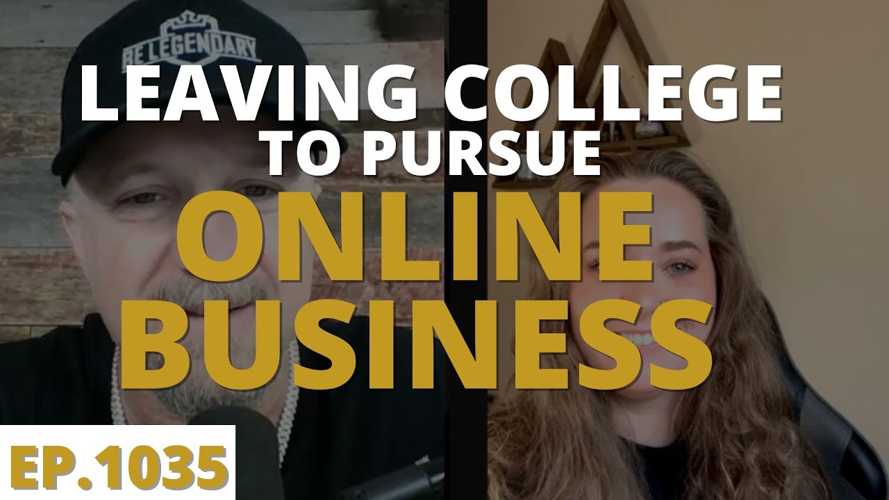 Leaving College To Pursue Online Business-Wake Up Legendary with David Sharpe | Legendary Marketer