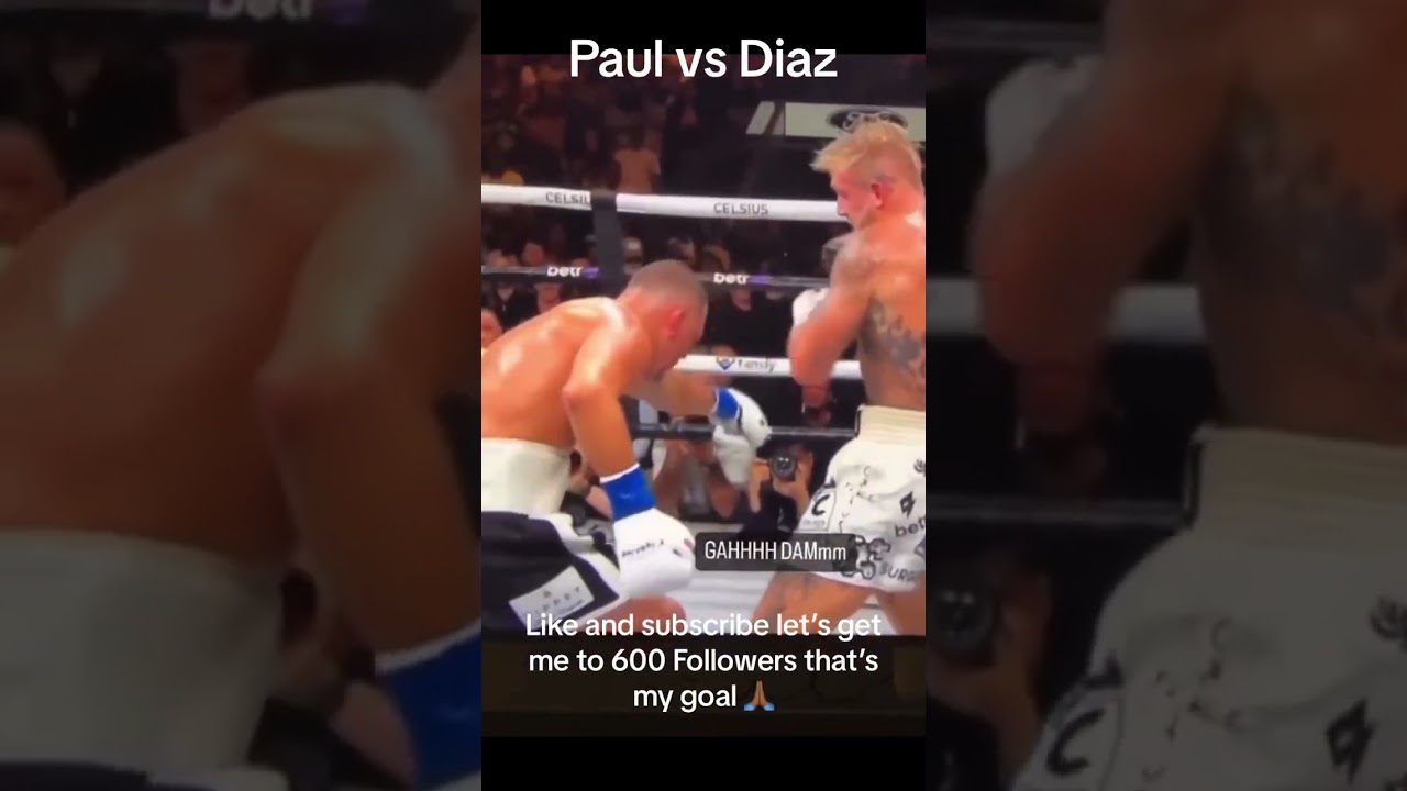 Jake Paul vs Nate Diaz Full Fight #paulvsdiaz