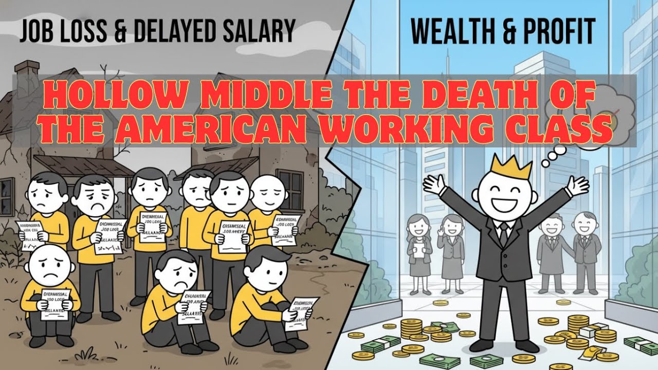 Hollow Middle: The Death of the American Working Class #economiccrisis #economy #economics #economia