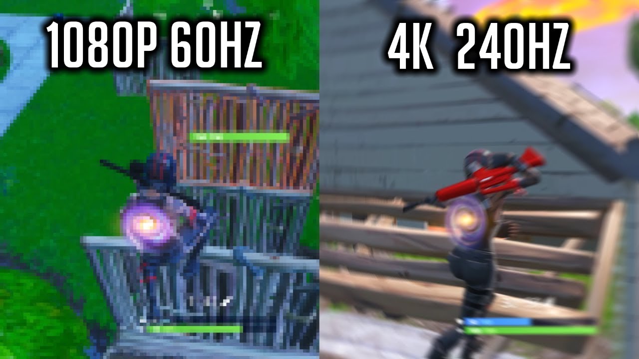 What it looks like to play on a 4k 240hz Monitor