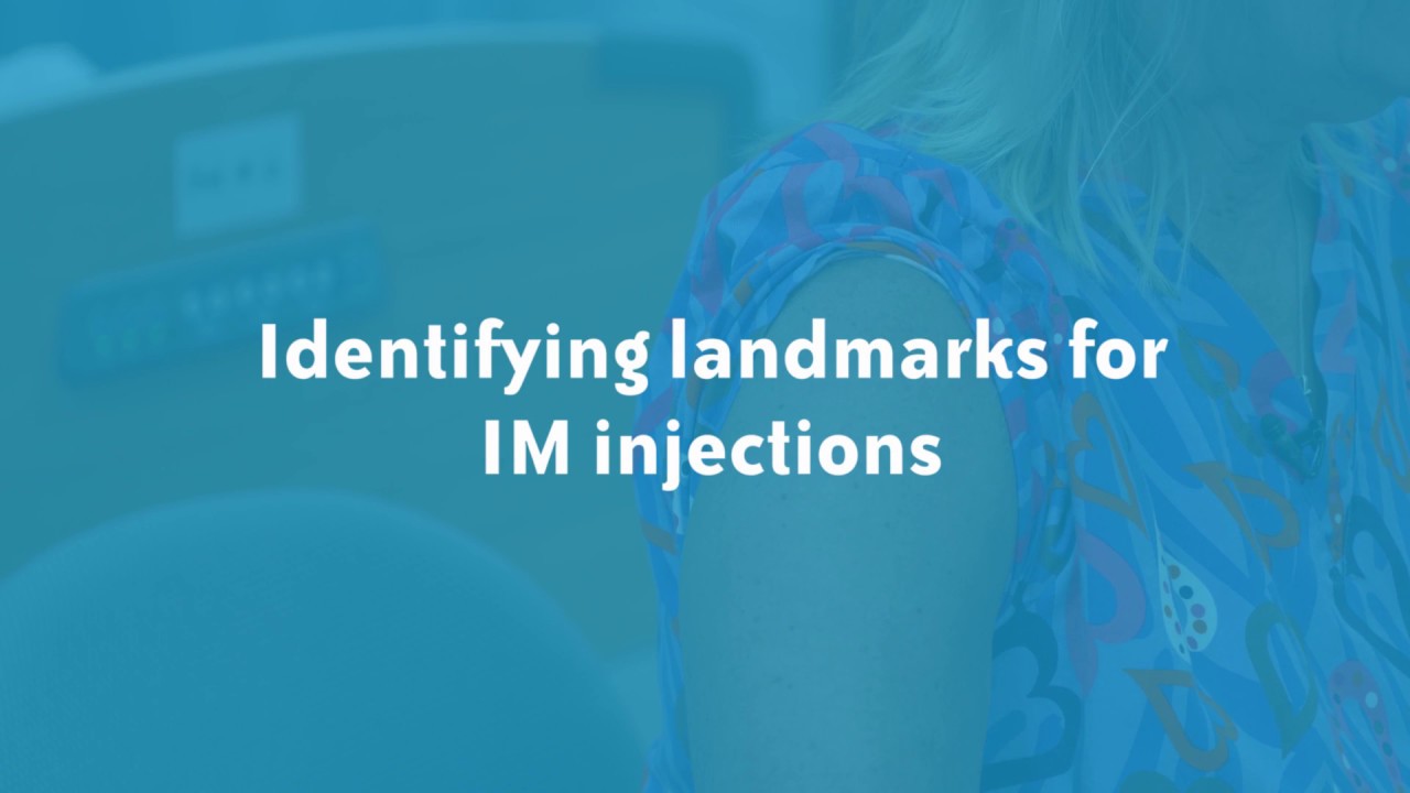 Administering an IM injection using the Z track method