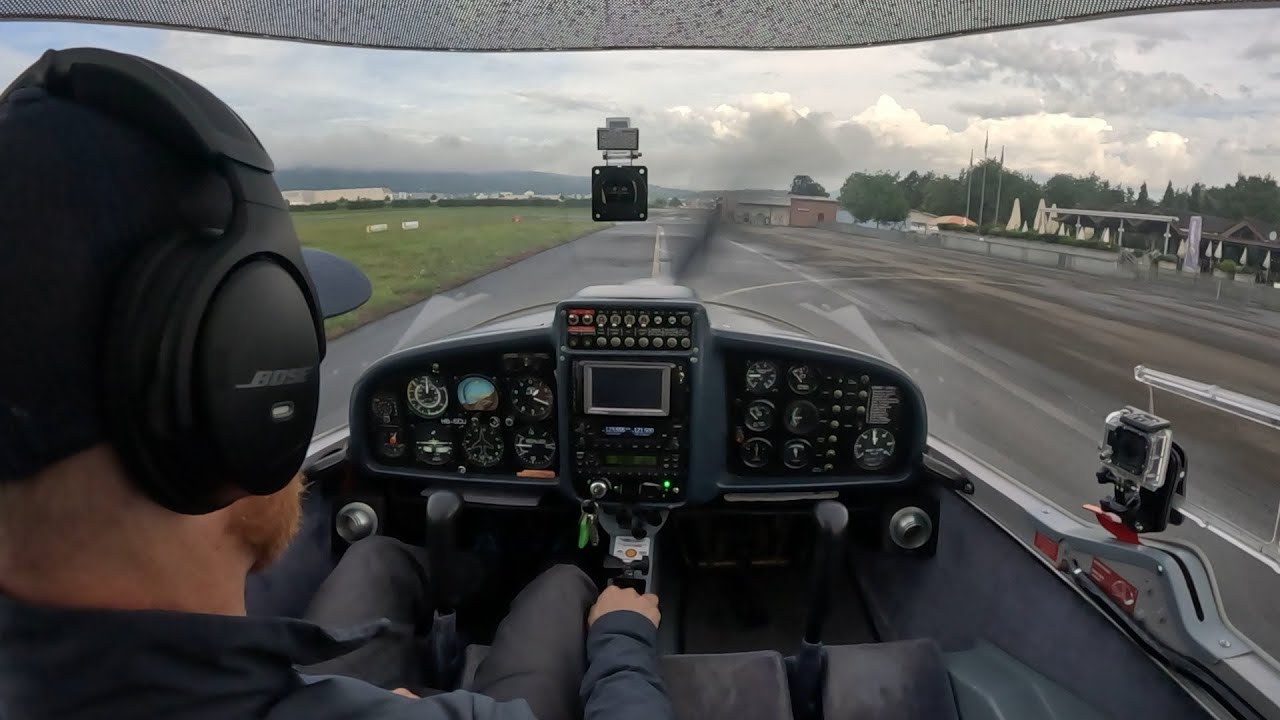 PPL Training at Birrfeld Aerodrome (LSZF) in Switzerland.