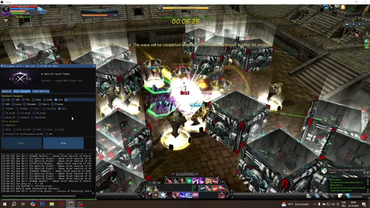 Cabal Online Bot EclipseX | ECA Botting Mode