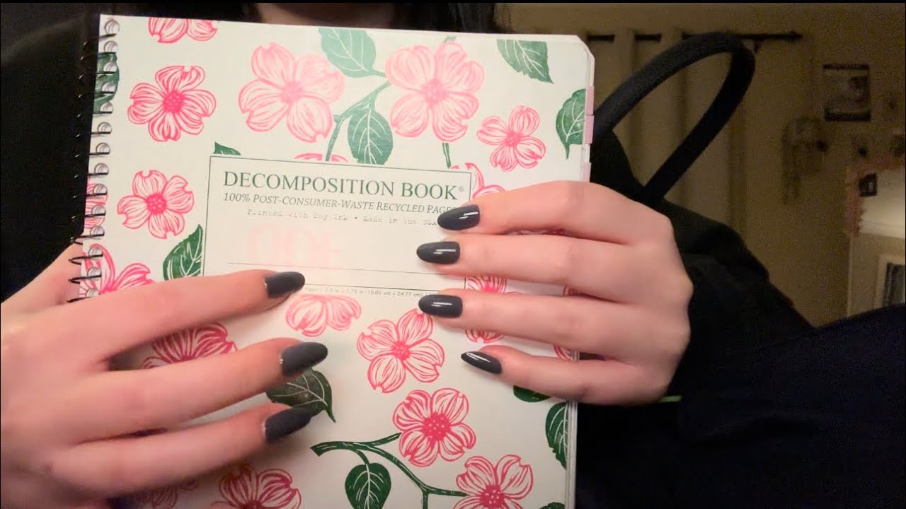 ASMR What’s in my school bag! 📚
