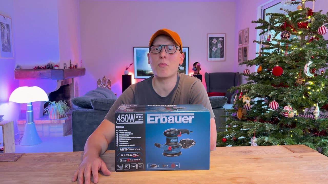 Avis Consommateur : Ponceuse excentrique Erbauer ERO450 240 V 450 W | Castorama