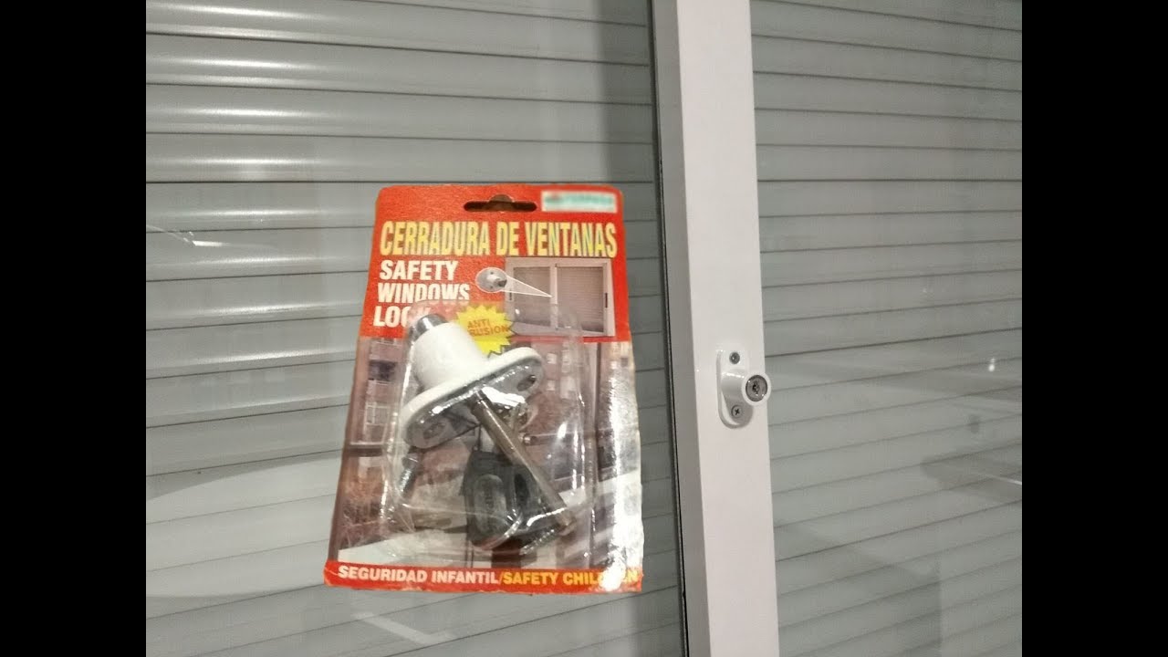 Cierre de seguridad para ventana