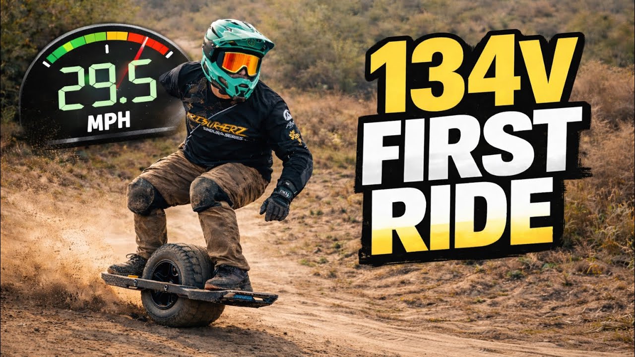 134V Onewheel VESC Is Insane | First Ride & Impressions