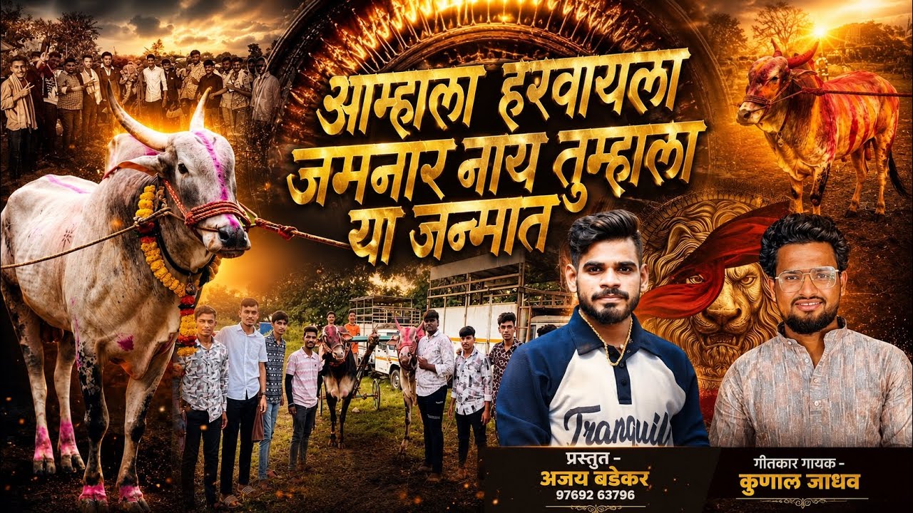 सुंदर ला हरवायला जमनार नाय तुम्हाला हया जल्मात / कुणाल जाधव/अजय बड़ेकर NEW BAILGADA HIT SONG..