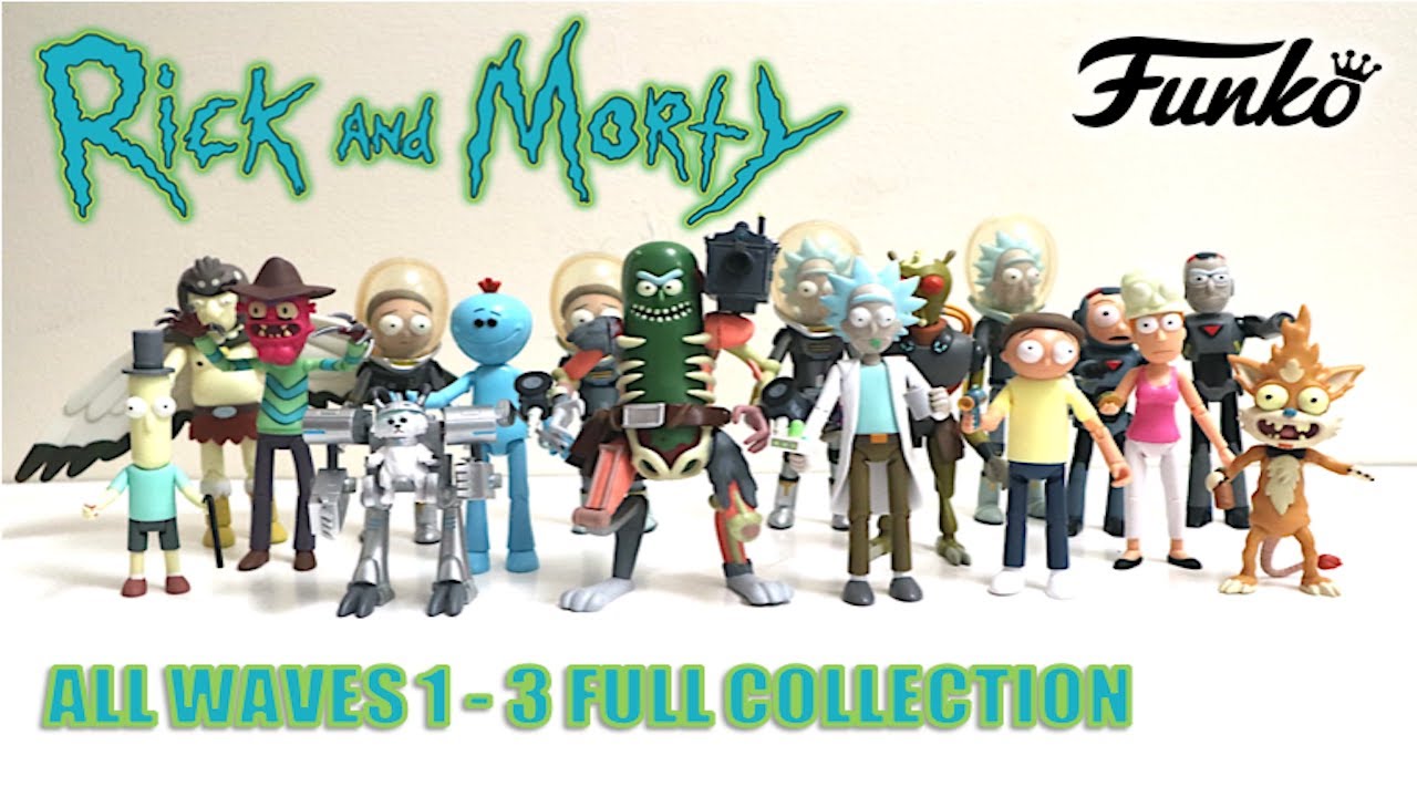 Funko RICK And MORTY Figures Review | Unboxing ALL WAVES 1 - 3 + PICKLE RICK | Full Collection