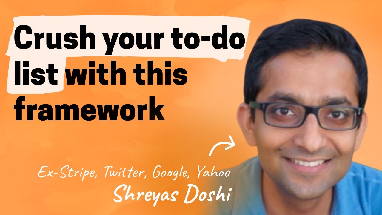How Shreyas Doshi crushes a stressful to-do list with the LNO framework