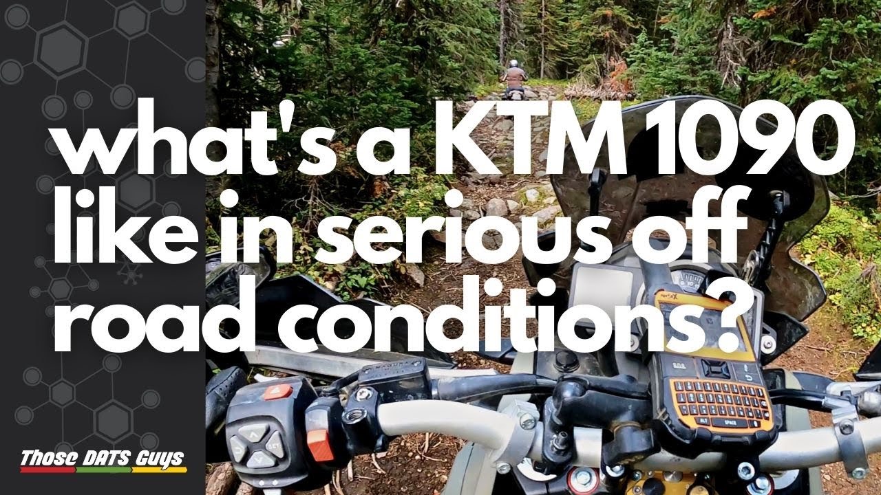 The KTM 1090 is Very Capable Offroad