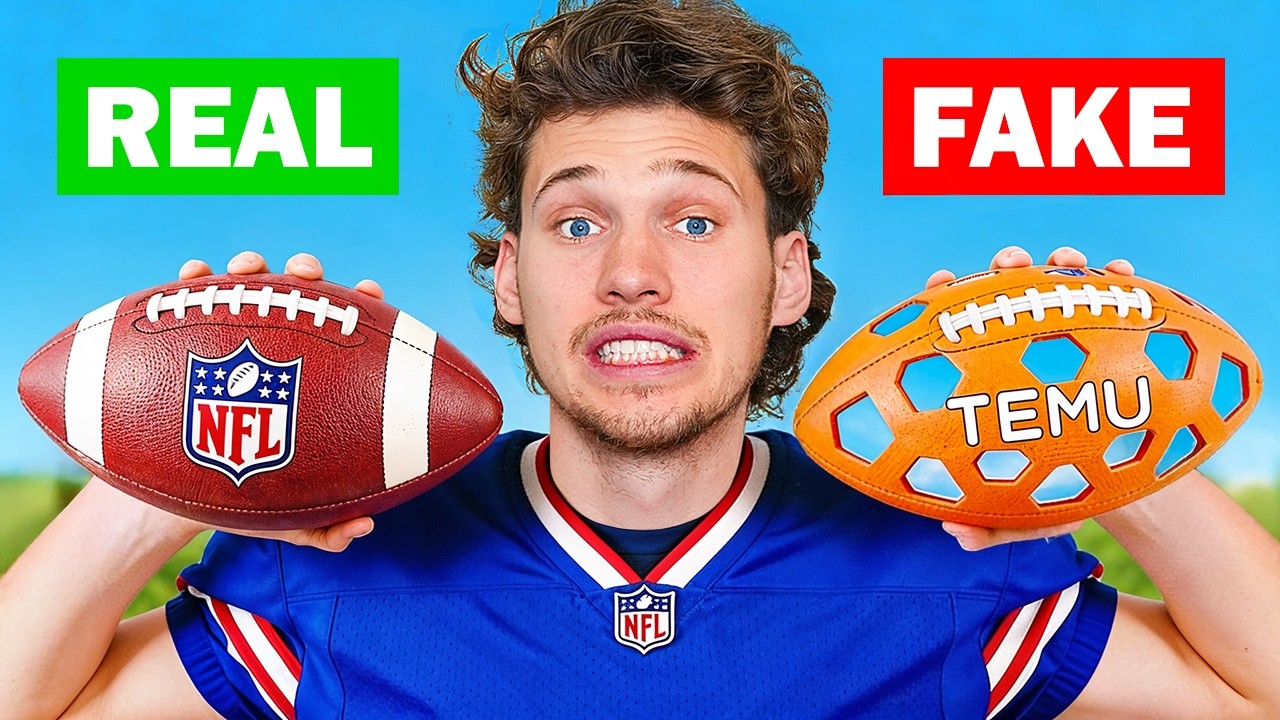 Testing Temu SCAM Football Products!
