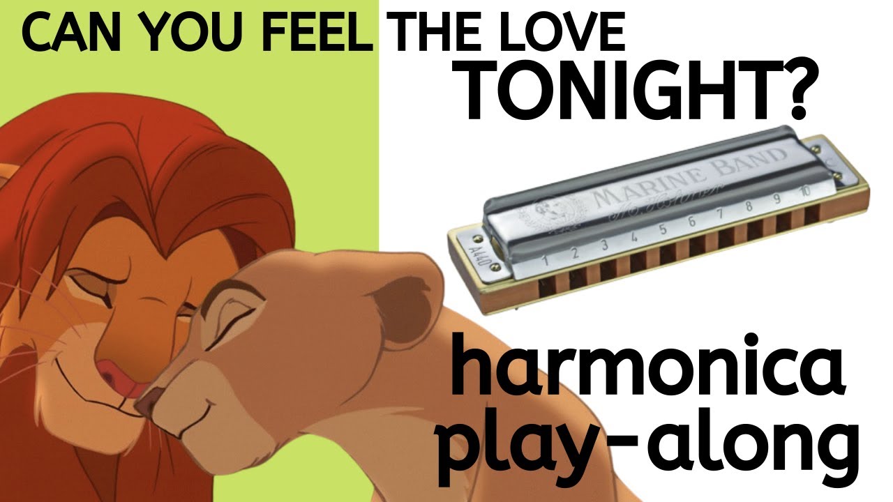 Can You Feel the Love Tonight (The Lion King - Elton John) harmonica play-along + free tabs